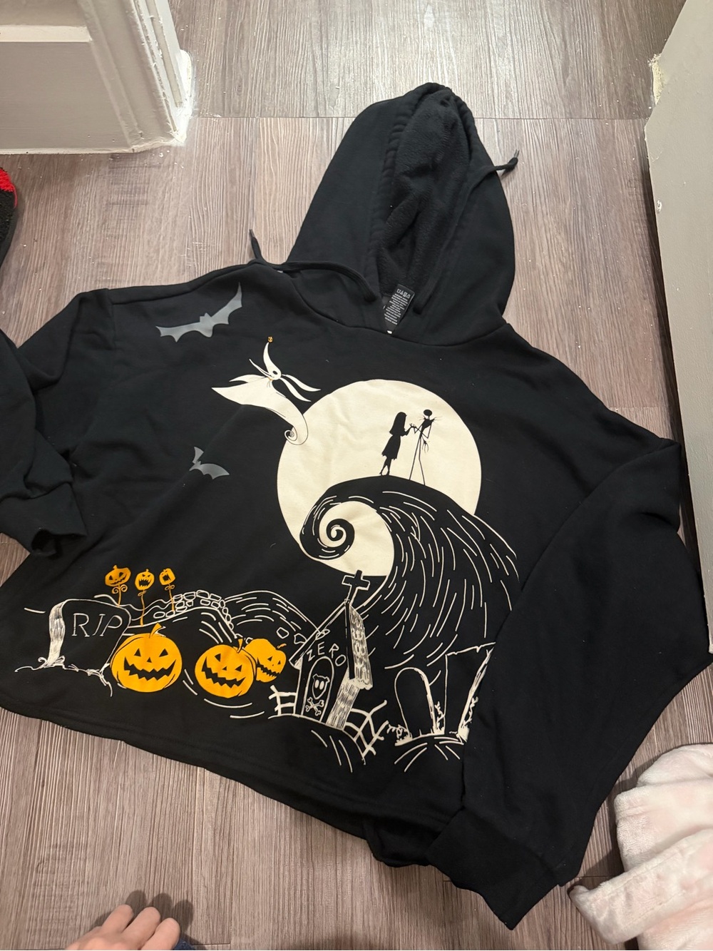 The Nightmare Before Christmas hooded sweater- size medium